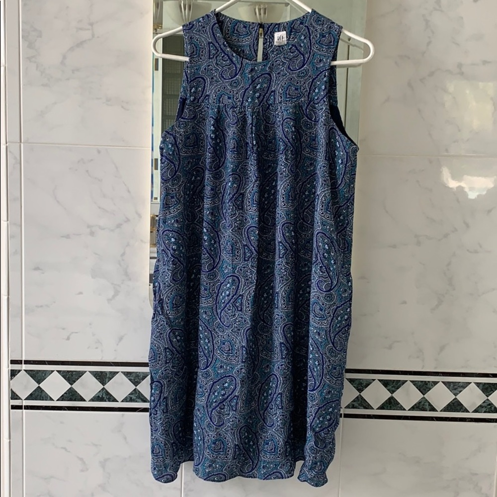 Gap Blue Rayon Dress Small (pockets)
